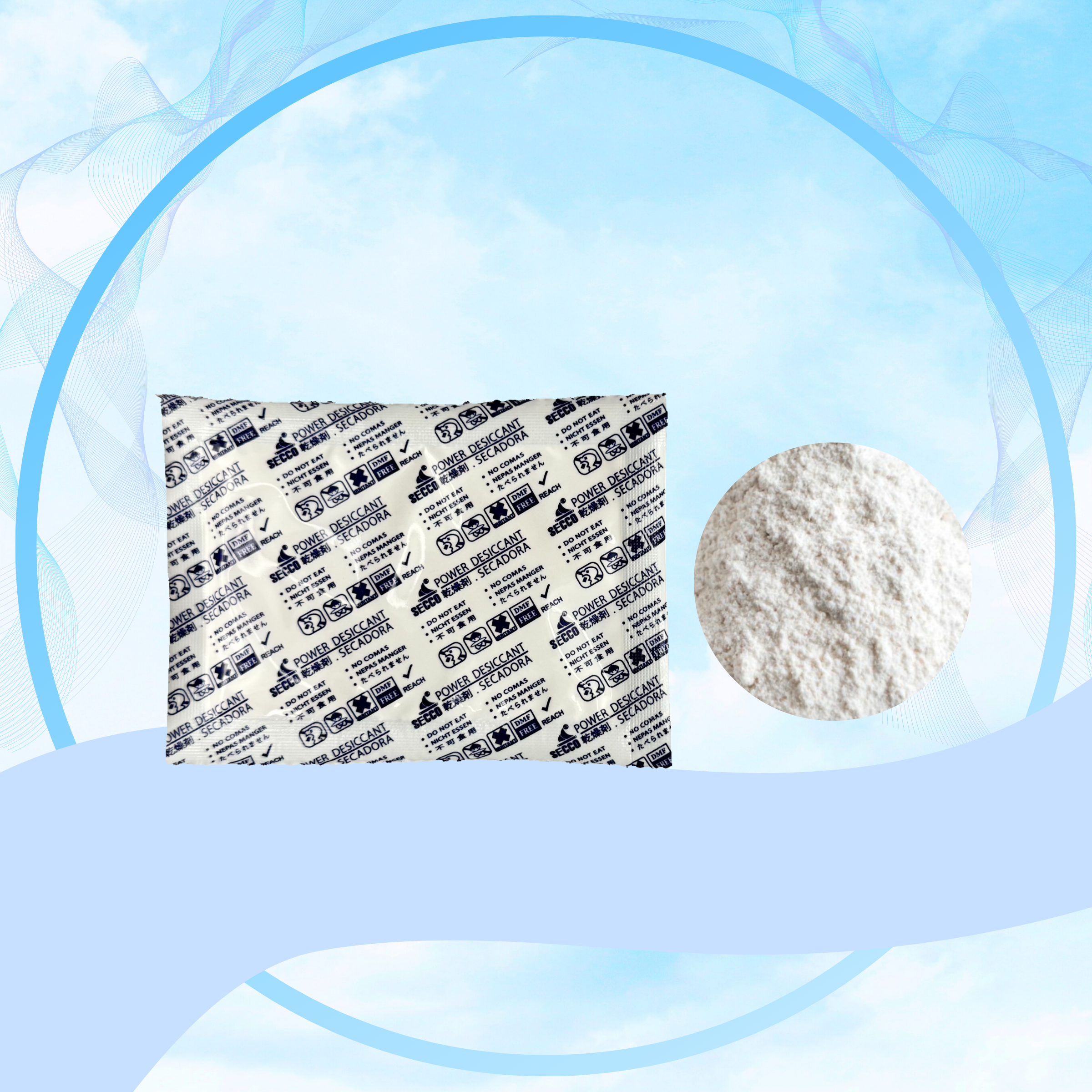 BỘT HÚT ẨM SECCO POWER DRY XANH 20GRAM