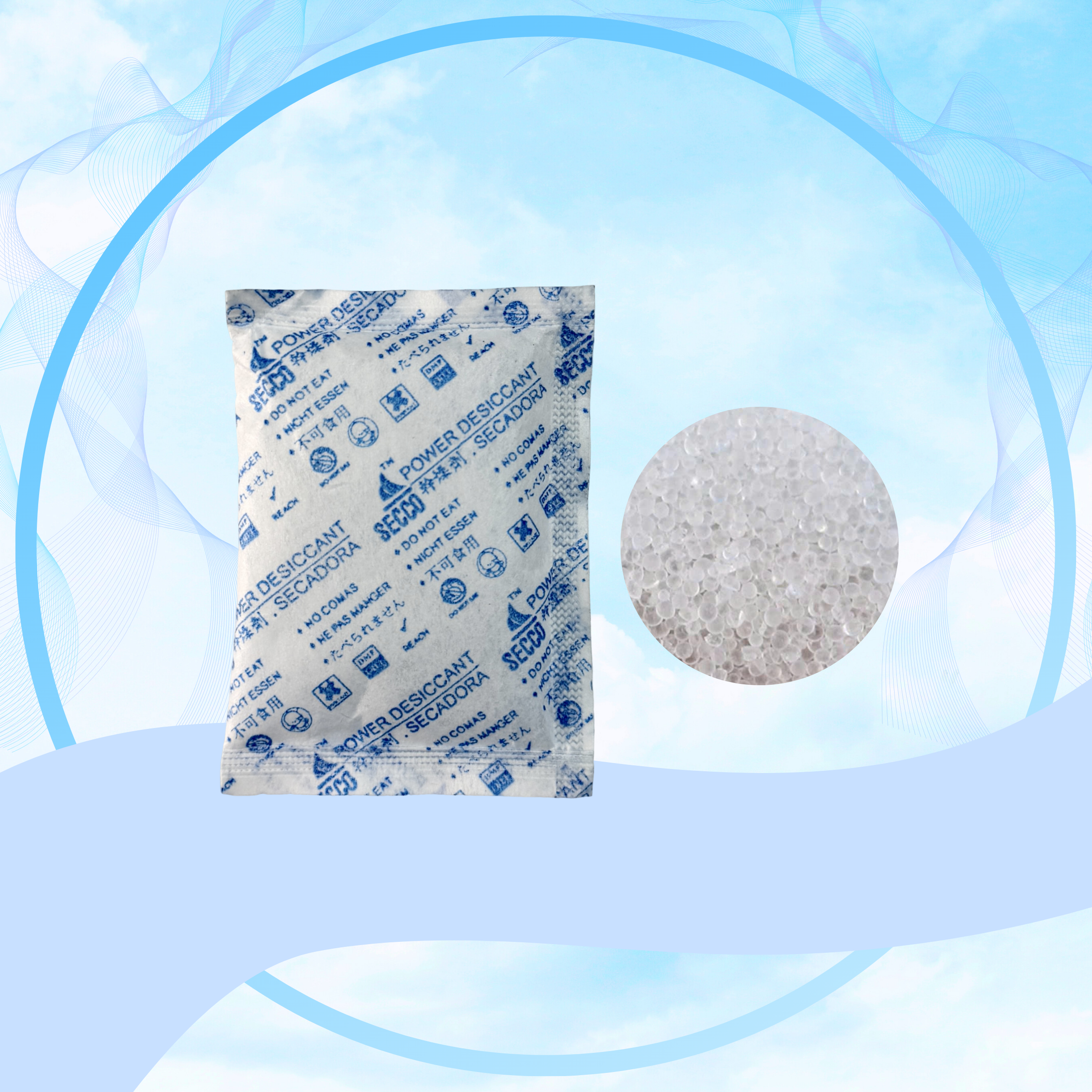 GÓI HÚT ẨM SILICAGEL SECCO 10GRAM