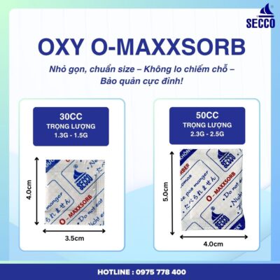 Không gian lưu kho bánh Trung thu sau khi đóng gói với gói hút oxy đi kèm.